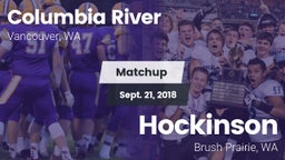 Matchup: Columbia River High vs. Hockinson  2018