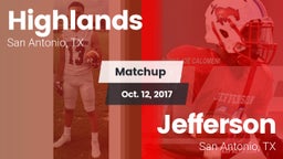 Matchup: Highlands High vs. Jefferson  2017