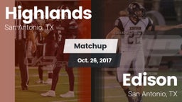 Matchup: Highlands High vs. Edison  2017