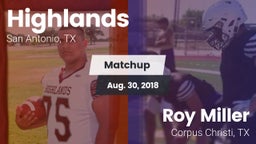 Matchup: Highlands High vs. Roy Miller  2018