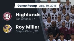 Recap: Highlands  vs. Roy Miller  2018