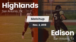 Matchup: Highlands High vs. Edison  2018