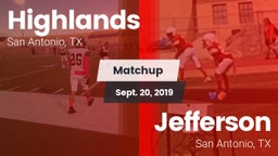 Matchup: Highlands High vs. Jefferson  2019