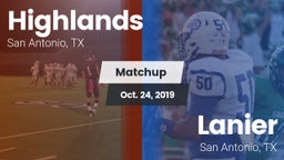 Matchup: Highlands High vs. Lanier  2019
