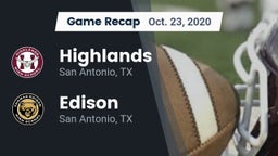 Recap: Highlands  vs. Edison  2020