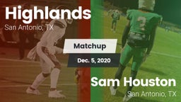 Matchup: Highlands High vs. Sam Houston  2020