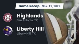 Recap: Highlands  vs. Liberty Hill  2022
