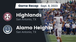 Recap: Highlands  vs. Alamo Heights  2023