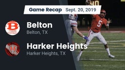 Recap: Belton  vs. Harker Heights  2019