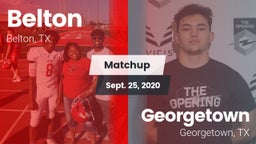 Matchup: Belton  vs. Georgetown  2020