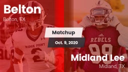 Matchup: Belton  vs. Midland Lee  2020