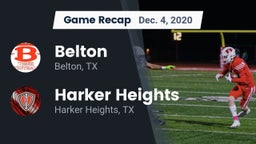 Recap: Belton  vs. Harker Heights  2020