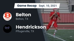 Recap: Belton  vs. Hendrickson  2021