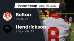 Recap: Belton  vs. Hendrickson  2022