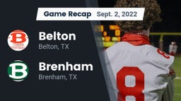 Recap: Belton  vs. Brenham  2022