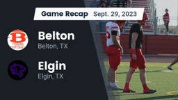 Recap: Belton  vs. Elgin  2023