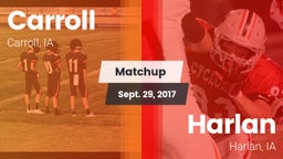Matchup: Carroll  vs. Harlan  2017