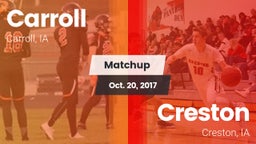 Matchup: Carroll  vs. Creston  2017