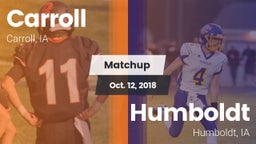 Matchup: Carroll  vs. Humboldt  2018