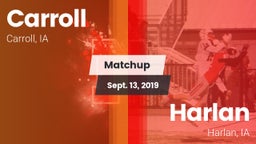 Matchup: Carroll  vs. Harlan  2019