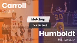 Matchup: Carroll  vs. Humboldt  2019
