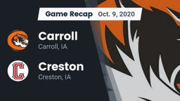 Recap: Carroll  vs. Creston  2020