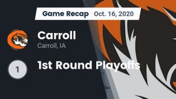Recap: Carroll  vs. 1st Round Playoffs 2020