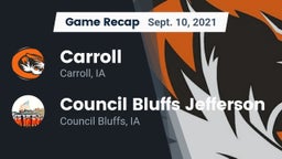 Recap: Carroll  vs. Council Bluffs Jefferson  2021