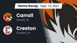 Recap: Carroll  vs. Creston  2021
