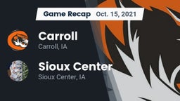 Recap: Carroll  vs. Sioux Center  2021