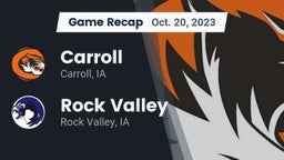 Recap: Carroll  vs. Rock Valley  2023