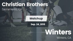 Matchup: Christian Brothers vs. Winters  2016