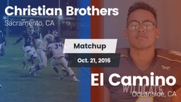 Matchup: Christian Brothers vs. El Camino  2016