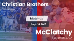 Matchup: Christian Brothers vs. McClatchy  2017