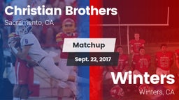 Matchup: Christian Brothers vs. Winters  2017