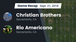 Recap: Christian Brothers  vs. Rio Americano  2018