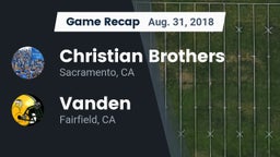 Recap: Christian Brothers  vs. Vanden  2018