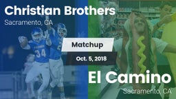 Matchup: Christian Brothers vs. El Camino  2018