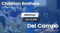 Matchup: Christian Brothers vs. Del Campo  2018