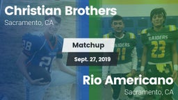 Matchup: Christian Brothers vs. Rio Americano  2019