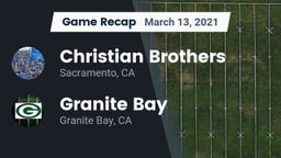 Recap: Christian Brothers  vs. Granite Bay  2021