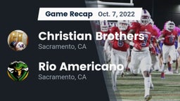 Recap: Christian Brothers  vs. Rio Americano  2022