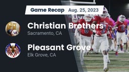 Recap: Christian Brothers  vs. Pleasant Grove  2023