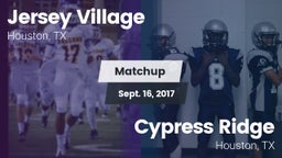 Matchup: Jersey Village High vs. Cypress Ridge  2017