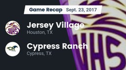 Recap: Jersey Village  vs. Cypress Ranch  2017