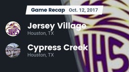 Recap: Jersey Village  vs. Cypress Creek  2017