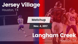 Matchup: Jersey Village High vs. Langham Creek  2017