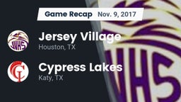 Recap: Jersey Village  vs. Cypress Lakes  2017