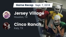 Recap: Jersey Village  vs. Cinco Ranch  2018