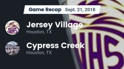 Recap: Jersey Village  vs. Cypress Creek  2018